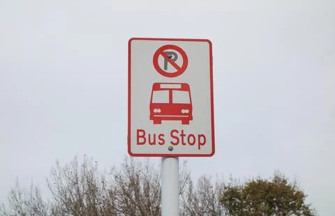 Bus stop Stock Photos