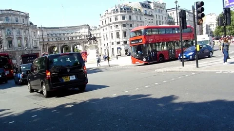 BUS traffic Stock Footage 112657403