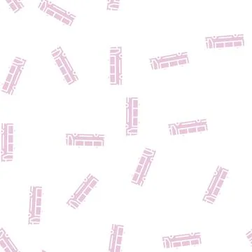 Bus transport glyph seamless pattern 스톡 일러스트