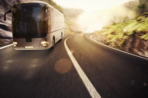 Bus transport Stock Photos