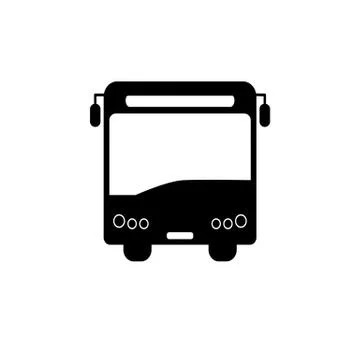 Bus, transportation icon icon. Vector illustration. Flat design. Illustration