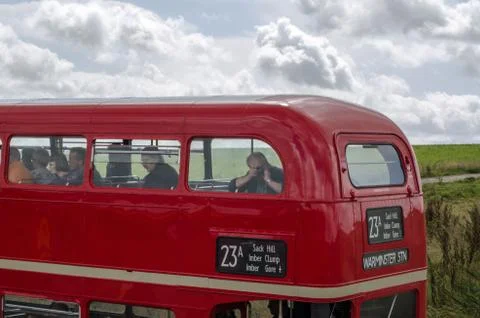 Bus Trip, Salisbury Plain Stock Photos