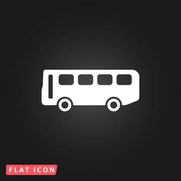 Bus vector icon Stock Illustration