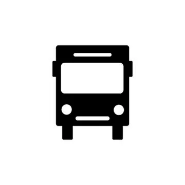 Bus vector icon isolated on a white background. Illustration for graphic Stock Illustration
