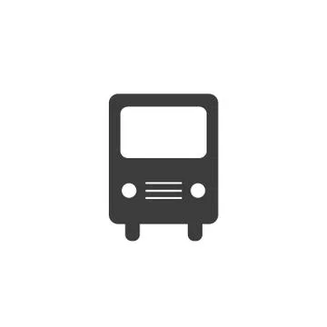 Bus Vector isolated on white background. Stock Illustration