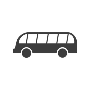 Bus Vector isolated on white background. Stock Illustration