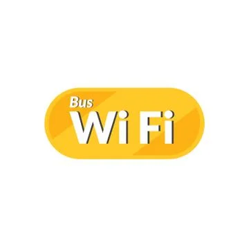 Bus WiFi icon is basic vector icon, EPS10 Stock Illustration