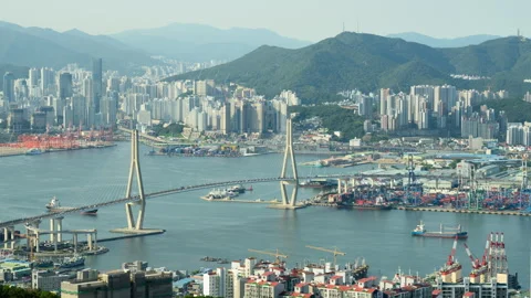 Busan Evening Timelapse Vidéo 336220164