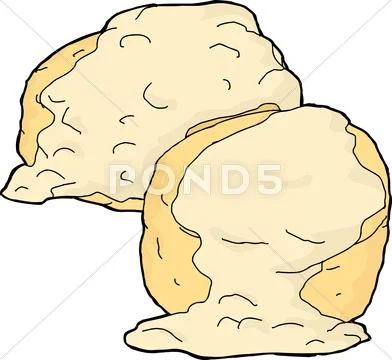 Buscuits and gravy Stock Illustration