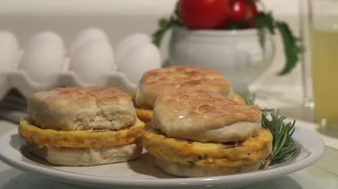 Buscuits 库存影片 8982833