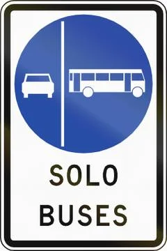 Buses Only in Chile Stock-Illustration