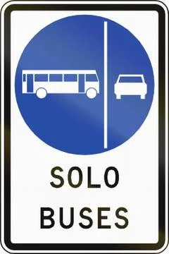 Buses Only in Chile Stock-Illustration