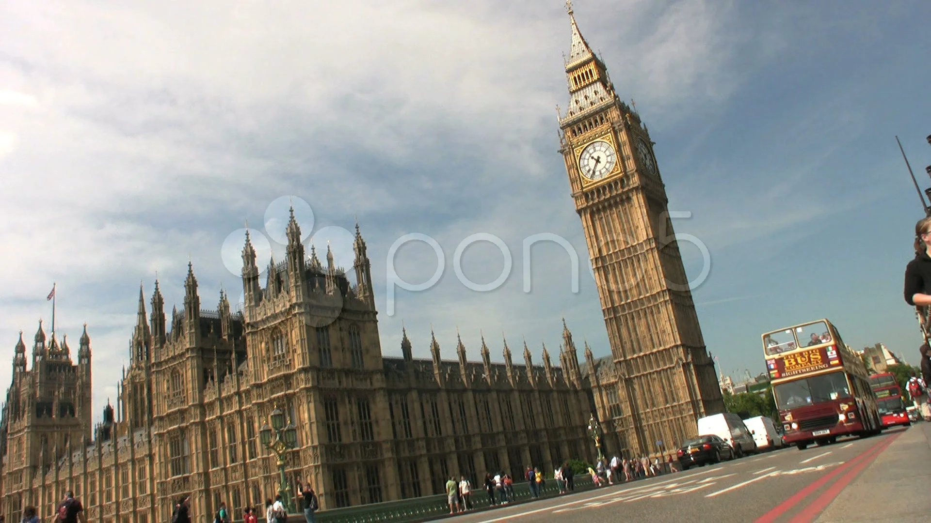 Fotografia Big Ben Clock Tower and London Bus - em