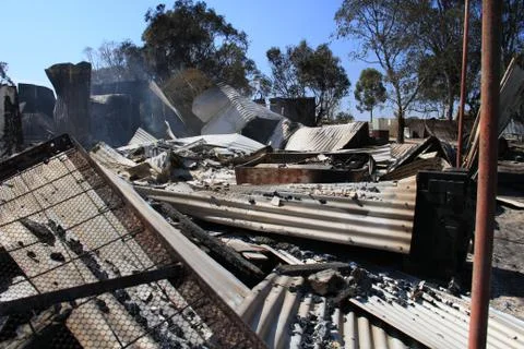 Bush fire Stock Photos