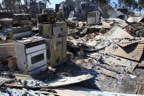 Bush fire Stock Photos