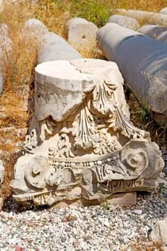 Bush gate  in  myra  the      old Stock-Fotos