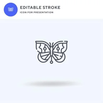 Bush icon vector, filled flat sign, solid pictogram isolated on white, logo Stock Illustration