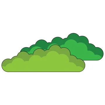 Bush icon vector Stock Illustration
