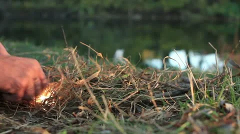 Bushcraft _3 Stock Footage 12374310