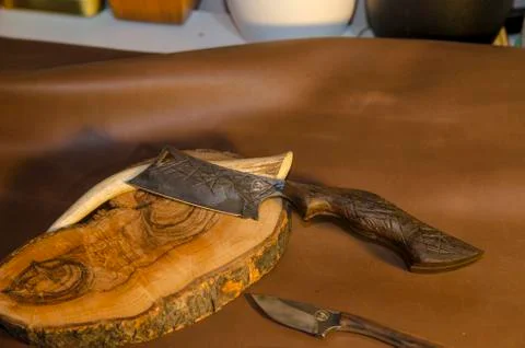 Bushcraft Knife 1 Stock Photos