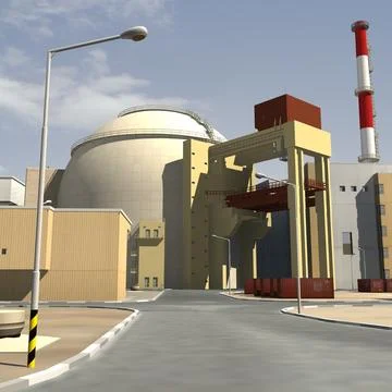 Bushehr Nuclear Power Plant (Iran) 3D Model
