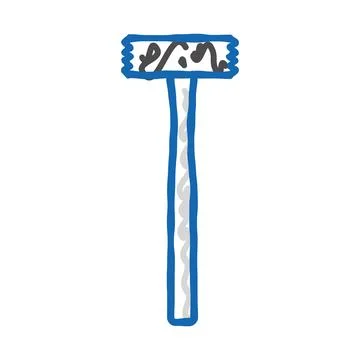 Bushing hammer tool icon doodle illustration Stock-Illustration