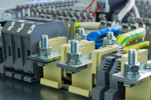 Bushing terminals Stock Photos