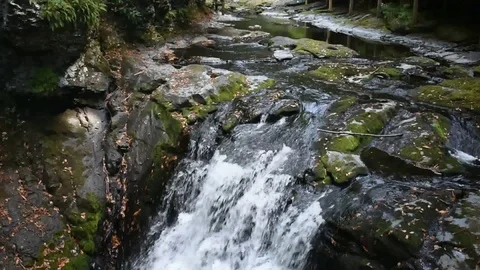 Bushkill Falls, Bushkill, PA -02q Stock Footage 116487698