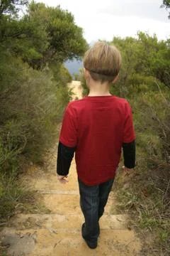 Bushwalking Foto stock