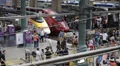 Busiest Railway station Europe Paris North Gare du Nord Commuters People Walking HD Footage