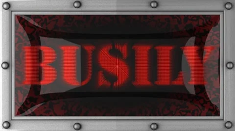 Busily on led Stock Footage 8684076