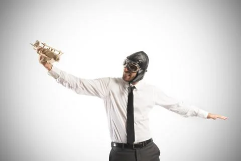 Busines in action Foto stock