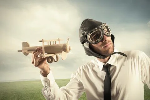Busines in action Foto stock