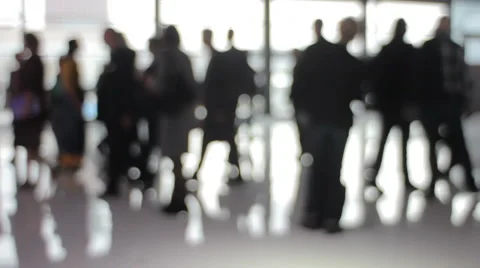Busines People Blurred Stock Footage 46066394