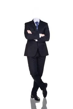 Businesman without head Stock Photos