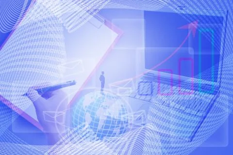 Business abstract background Stock Illustration