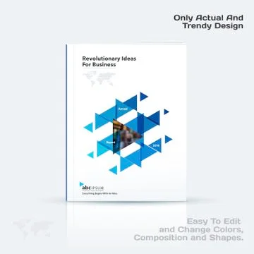 Business abstract vector template. Brochure design, cover modern Stock Illustration