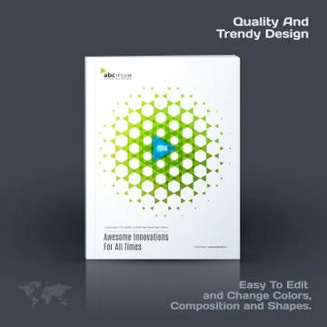 Business abstract vector template. Brochure design, cover modern Stock Illustration