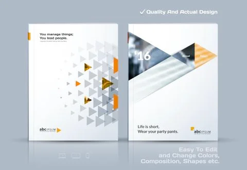 Business abstract vector template. Brochure design, cover modern Illustrazione stock