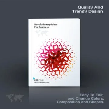 Business abstract vector template. Brochure design, cover modern Stock Illustration
