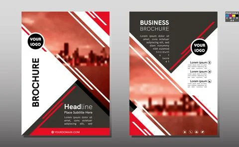 Business abstract vector template. Brochure design, cover modern layout, annu Stock Illustration