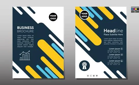 Business abstract vector template. Brochure design, cover modern layout, annu Illustrazione stock