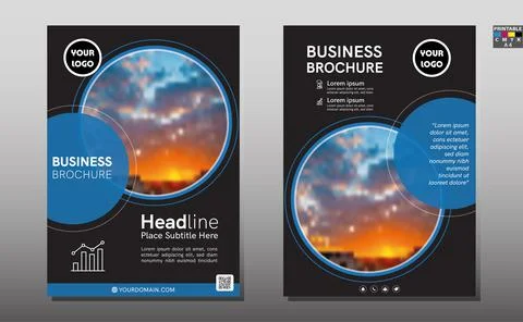 Business abstract vector template. Brochure design, cover modern layout, annu Stock Illustration