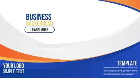 Business Abstract white background gradient design with curve shape compositi Stock Illustration