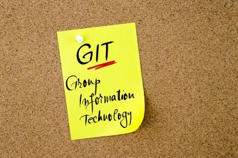 Business Acronym GIT Group Information Technology Foto stock