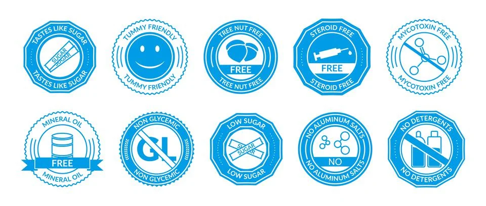 Business advertisement message set, vector illustration Stock Illustration