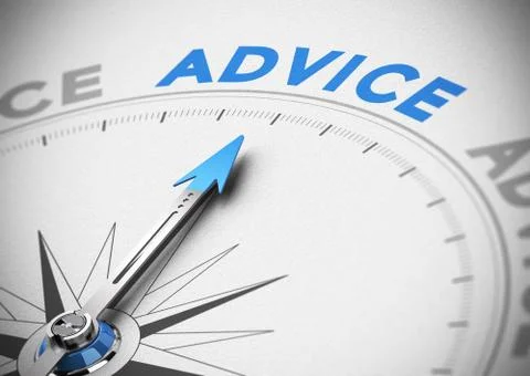 Business Advice Concept Illustrazione stock