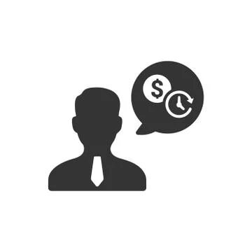 Business Advisor Icon Stock Illustration