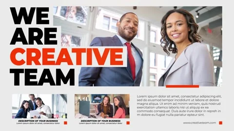 Business Agency Promo After Effects stock