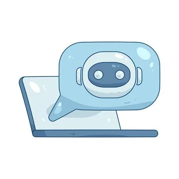 Business AI agent Ilustração Stock